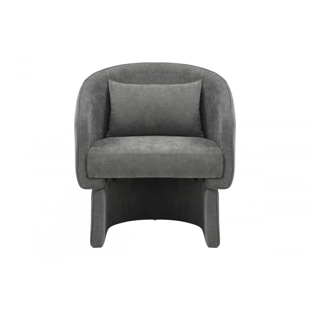 Πολυθρόνα "PLAYMOB" από ύφασμα σε γκρι χρώμα 69x65x79