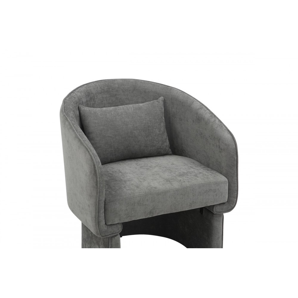 Πολυθρόνα "PLAYMOB" από ύφασμα σε γκρι χρώμα 69x65x79