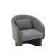 Πολυθρόνα "PLAYMOB" από ύφασμα σε γκρι χρώμα 69x65x79
