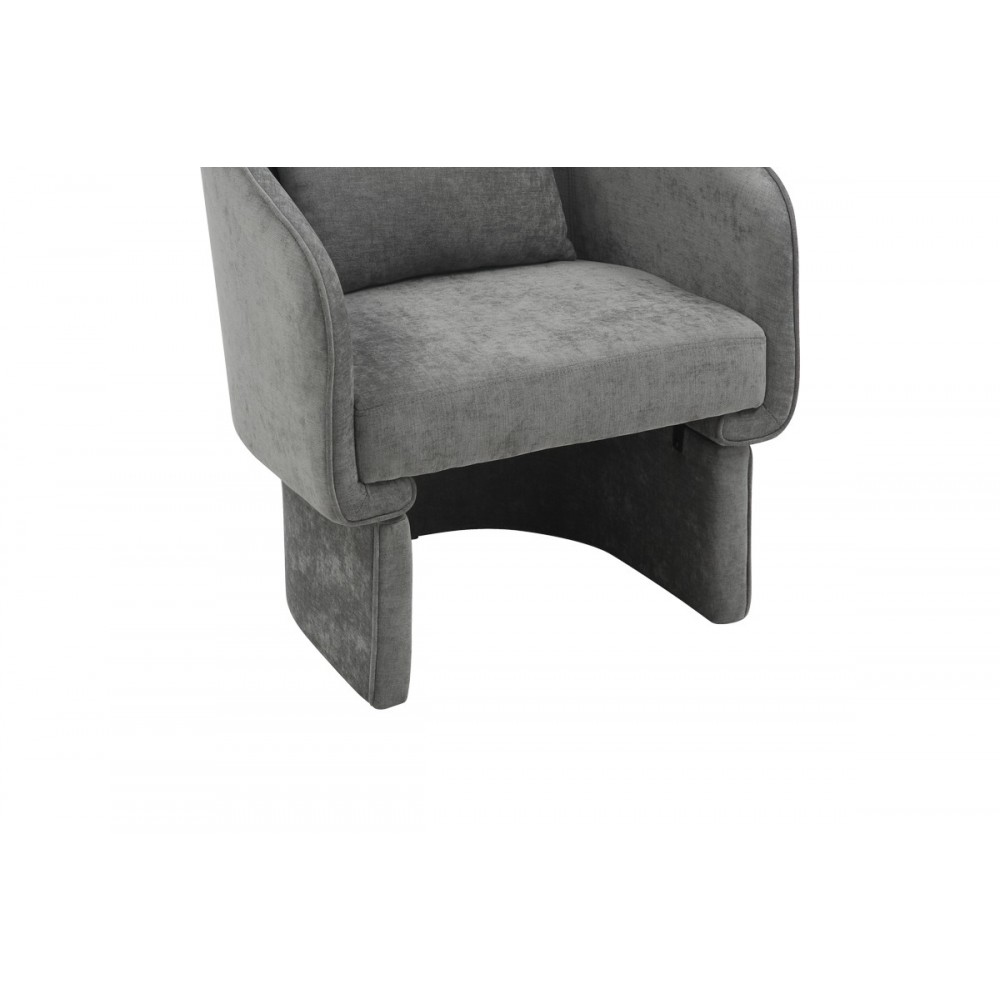 Πολυθρόνα "PLAYMOB" από ύφασμα σε γκρι χρώμα 69x65x79