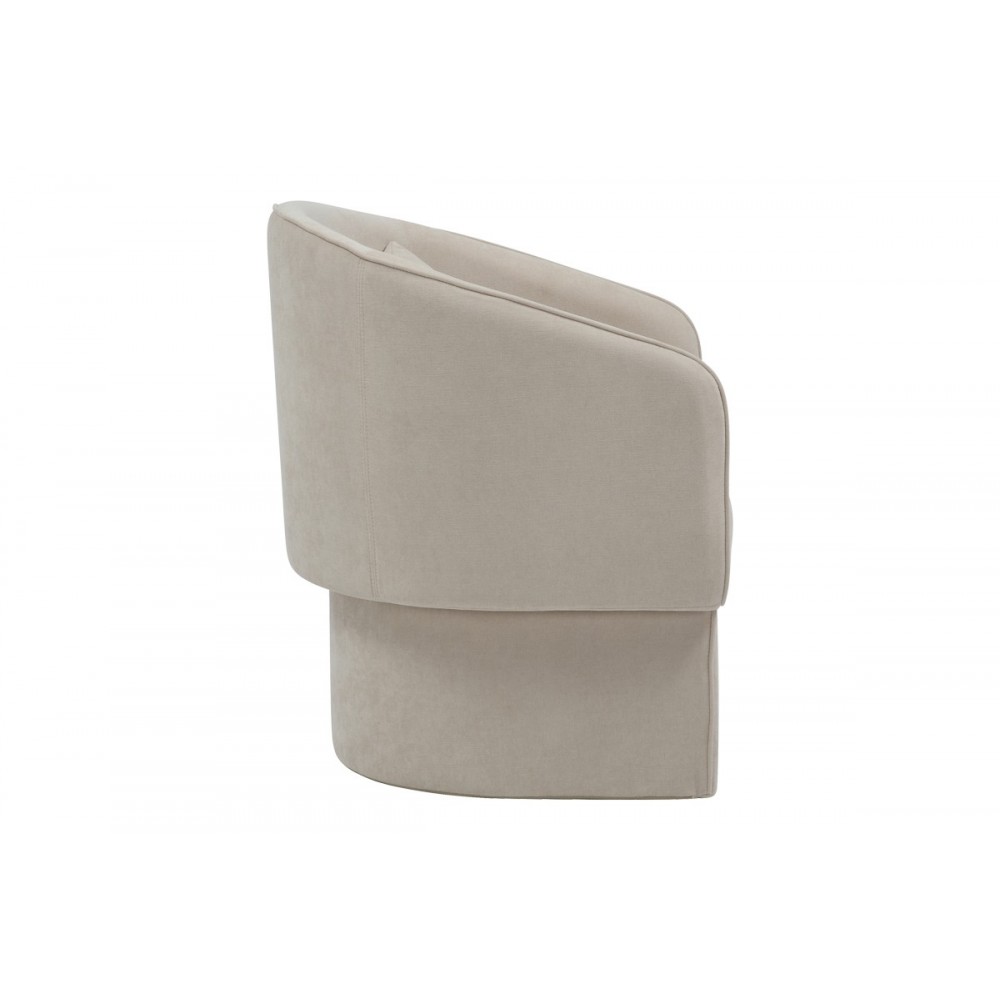 Πολυθρόνα "PLAYMOB" από ύφασμα σε μπεζ χρώμα 69x65x79