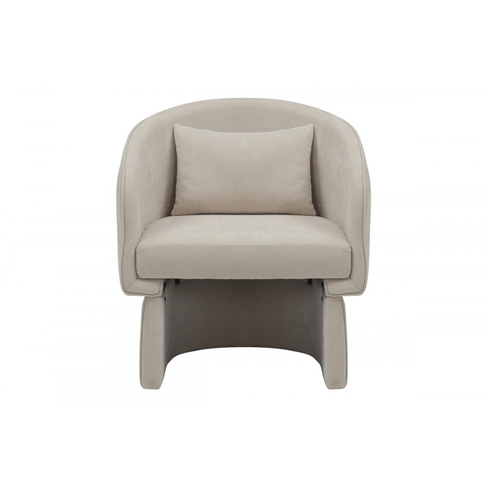 Πολυθρόνα "PLAYMOB" από ύφασμα σε μπεζ χρώμα 69x65x79