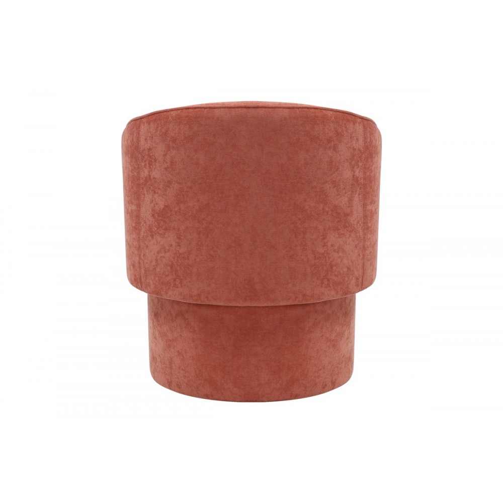 Πολυθρόνα "PLAYMOB" από ύφασμα σε κεραμιδί χρώμα 69x65x79