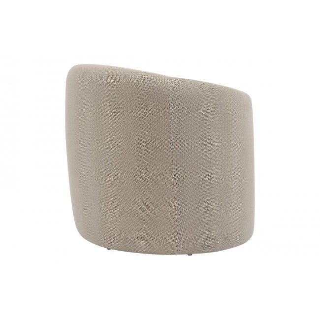 Πολυθρόνα "BARKEN" από ύφασμα σε μπεζ χρώμα 77x74.5x73