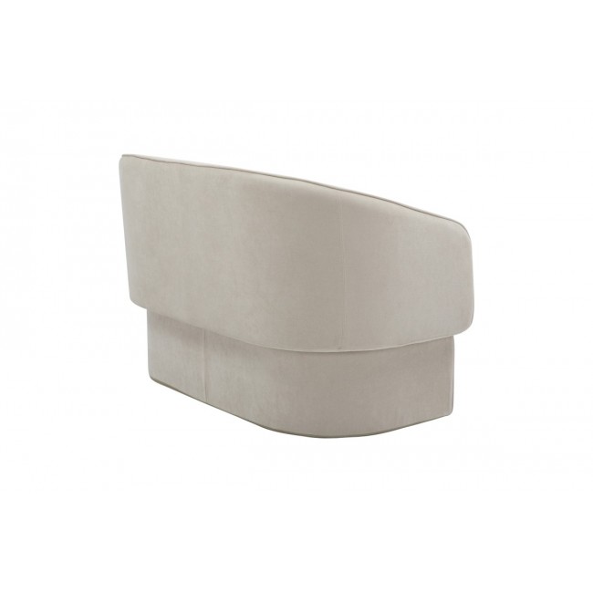 Καναπές διθέσιος "PLAYMOB" από ύφασμα σε μπεζ χρώμα 128x65x79