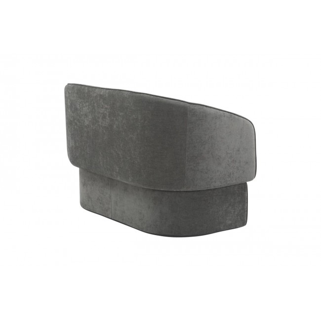 Καναπές διθέσιος "PLAYMOB" από ύφασμα σε γκρι χρώμα 128x65x79