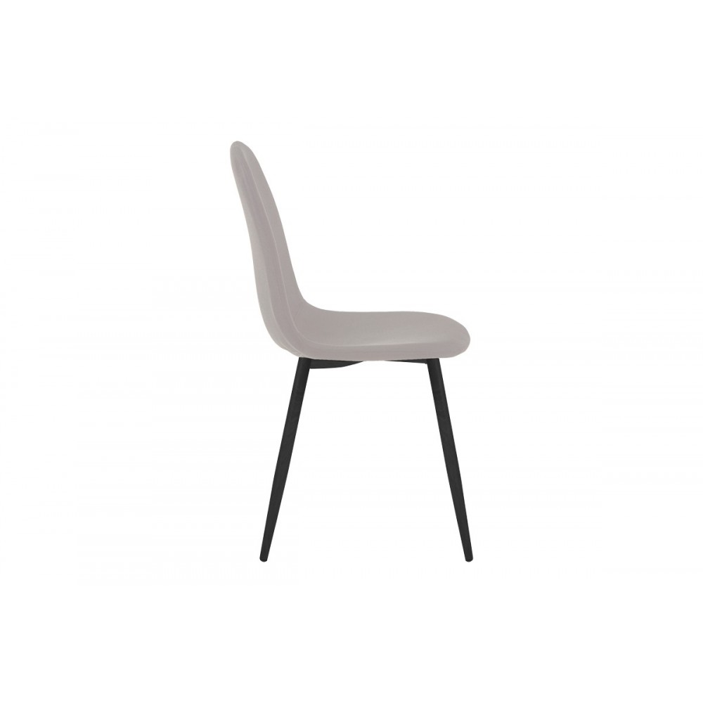 Τραπεζαρία 7τμχ "GUSTAS-BELLA" από sintered stone/ύφασμα σε μαύρο μαρμάρου/γκρι χρώμα 160x80x75