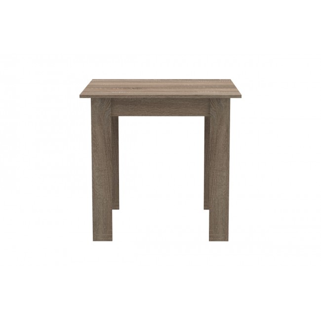 Τραπέζι "MANKA I" σε καρυδί χρώμα 80x80x77