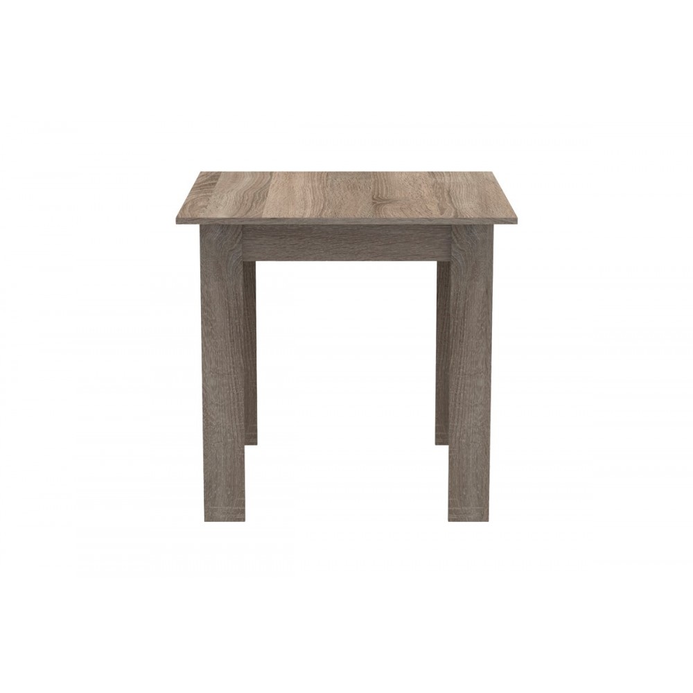 Τραπέζι "MANKA I" σε καρυδί χρώμα 80x80x77