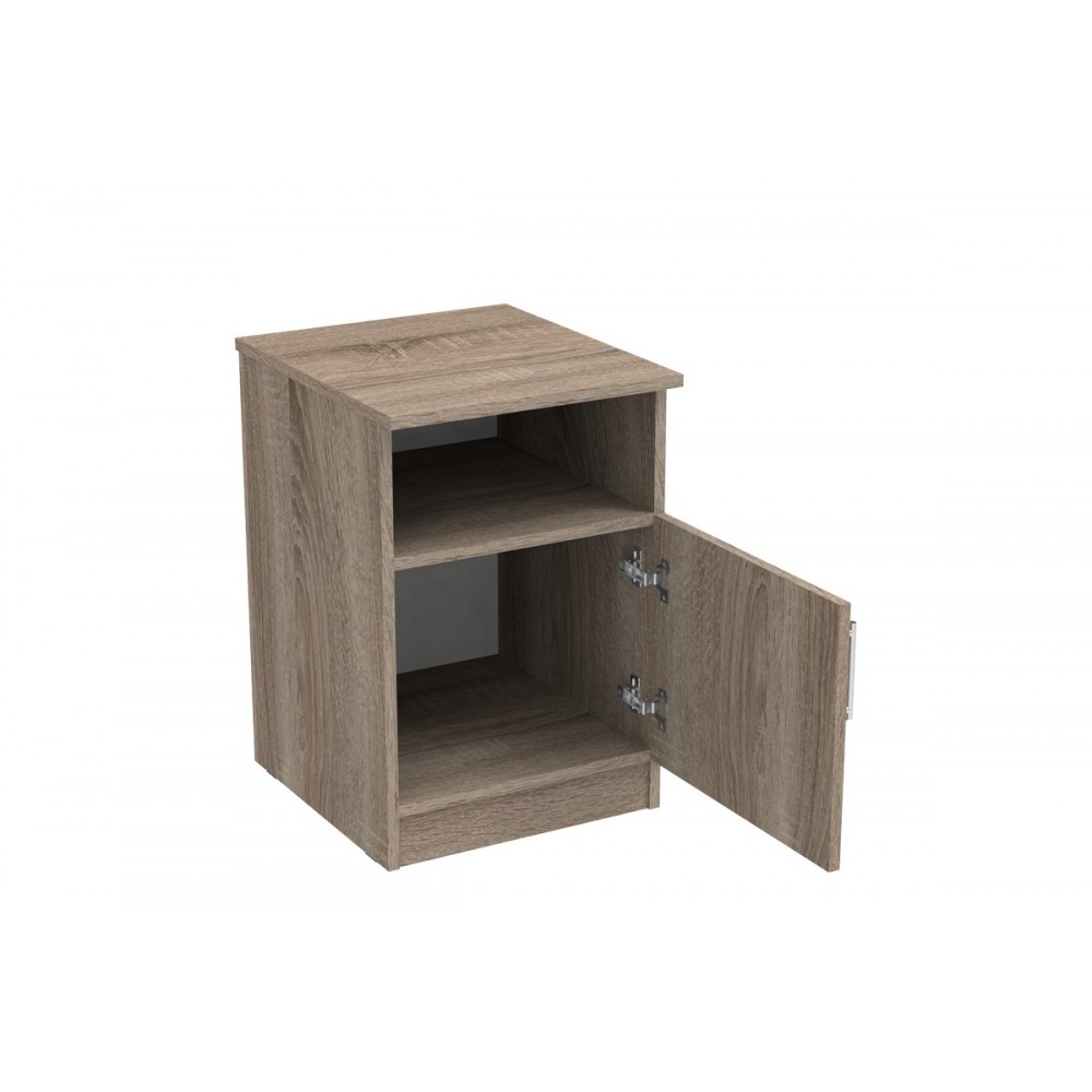 Κομοδίνο "GALDI" σε καρυδί χρώμα 40x45x60