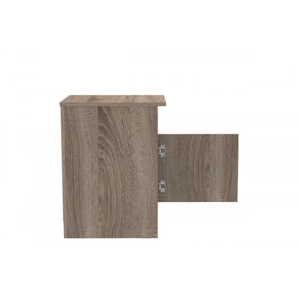 Κομοδίνο "GALDI" σε καρυδί χρώμα 40x45x60