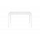 Τραπέζι "CHAN" από μέταλλο σε λευκό χρώμα 120x75x75
