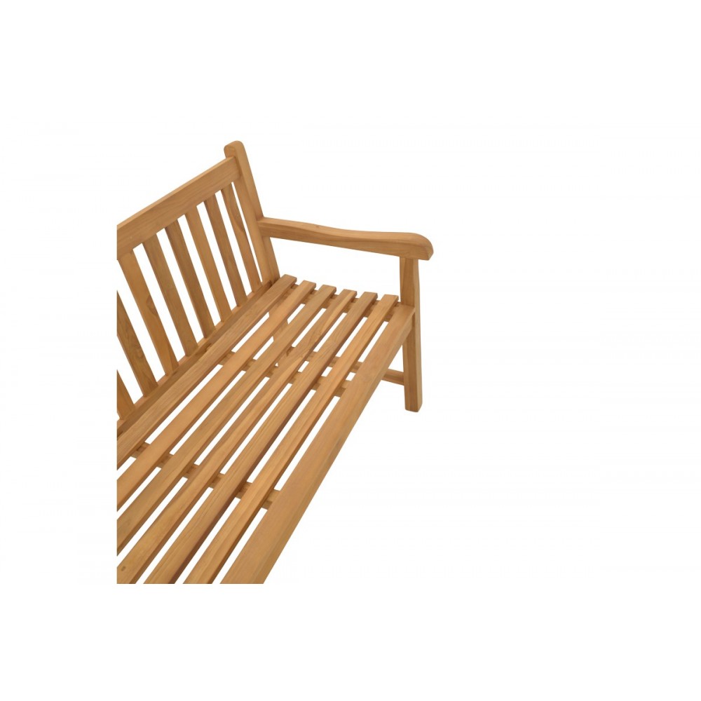 Παγκάκι "NAT" από ξύλο σε φυσικό χρώμα 120x57x96