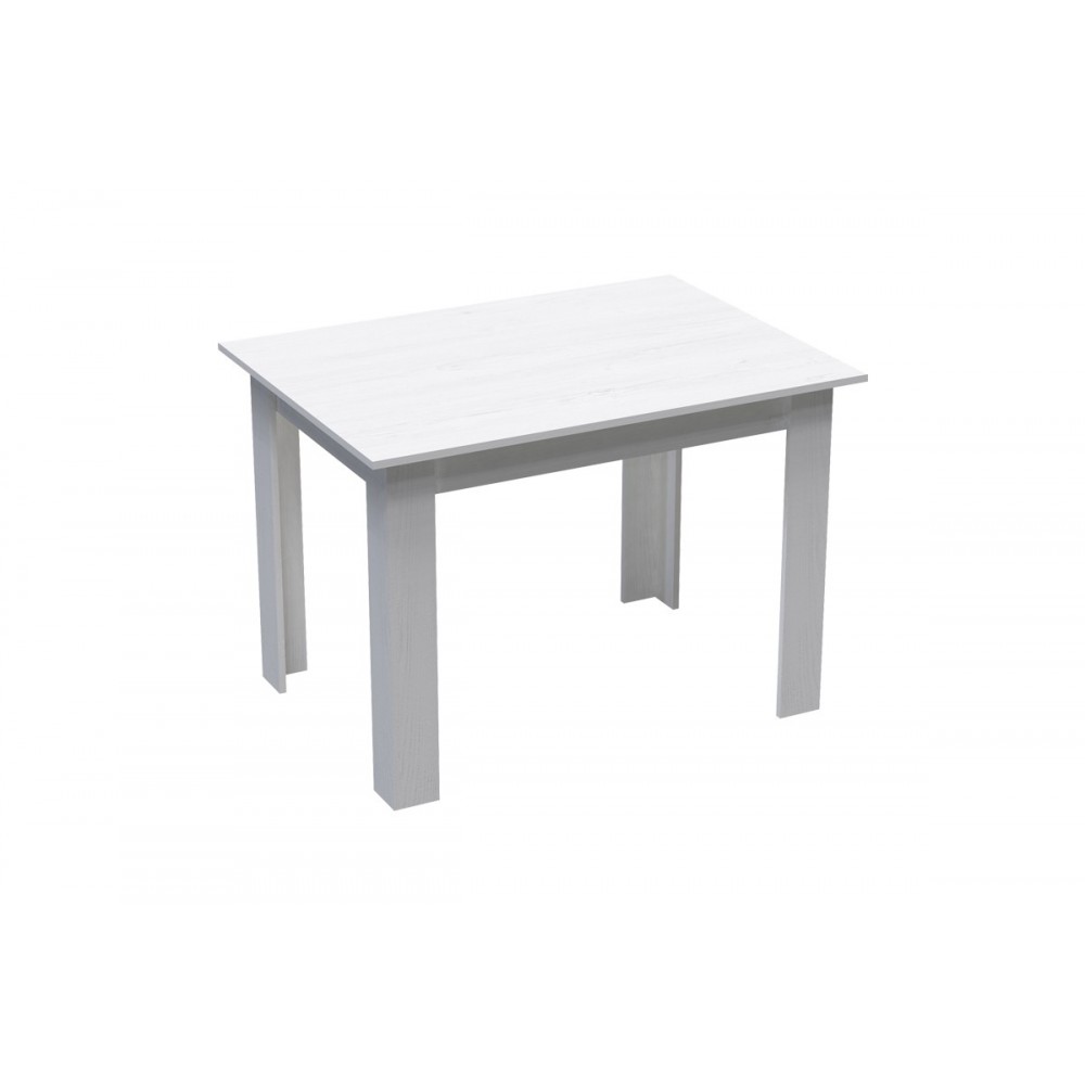 Τραπέζι "MANKA" σε λευκό χρώμα 110x80x77