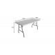 Τραπέζι catering "APRILIA" πτυσσόμενο σε λευκό χρώμα 198x90x74
