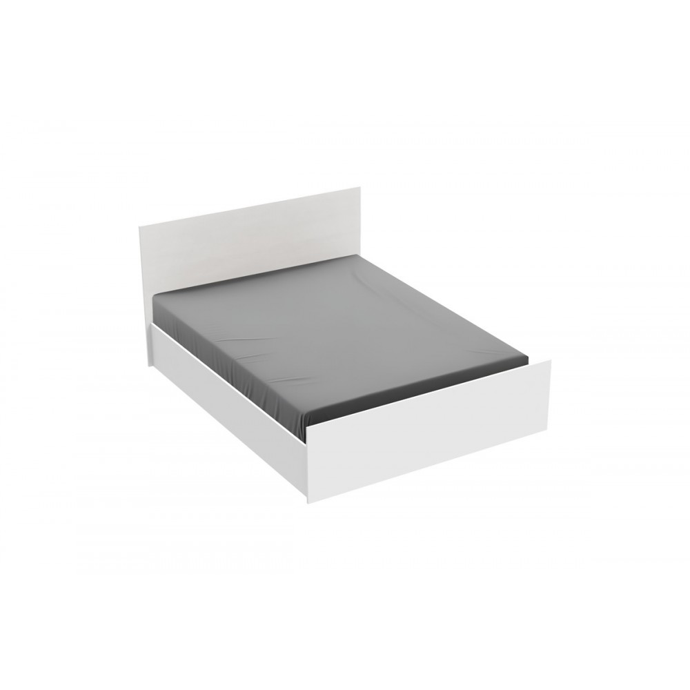 Κρεβάτι διπλό "TOSCANA" σε λευκό χρώμα 170x205.2x95