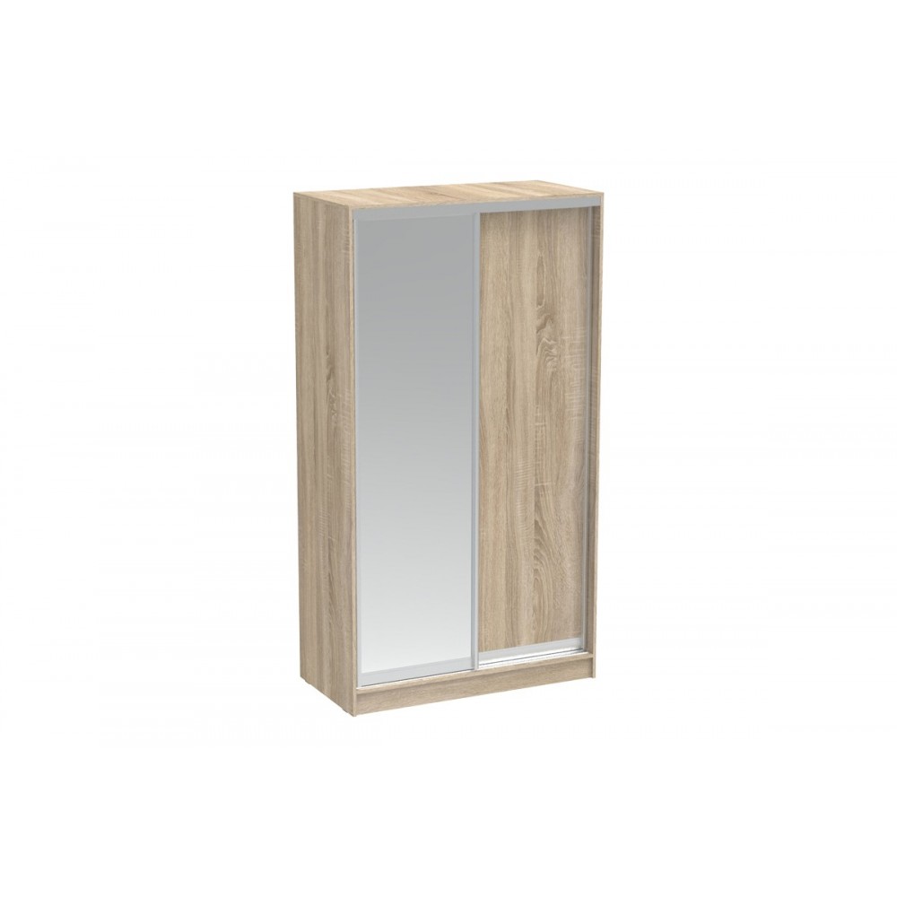 Ντουλάπα δίφυλλη συρόμενη "KORREDOR" σε σονόμα χρώμα 120x60x220