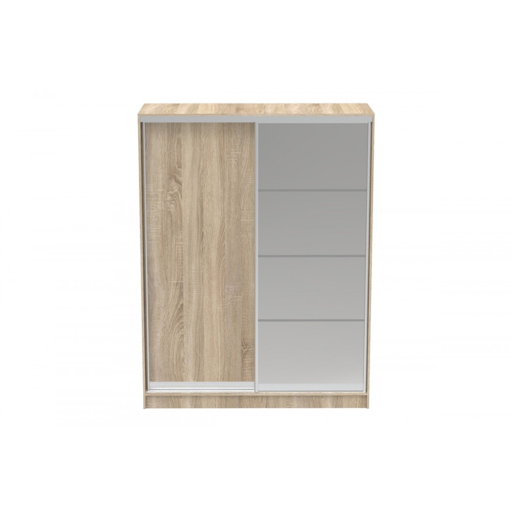 Ντουλάπα δίφυλλη συρόμενη "KORREDOR I" σε σονόμα χρώμα 160x60x220