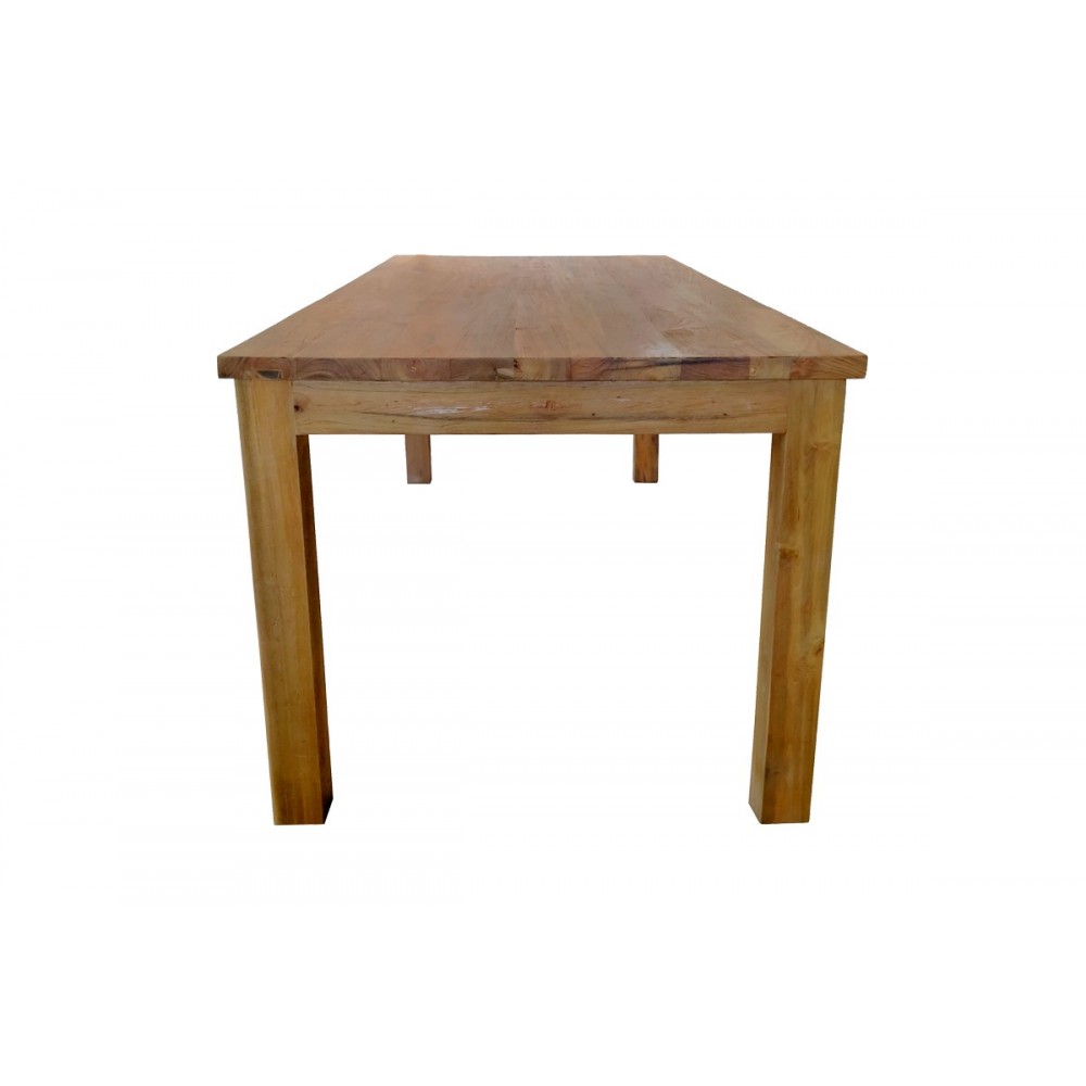 Τραπέζι "WOOLY" από ξύλο σε φυσικό χρώμα 220x90x75