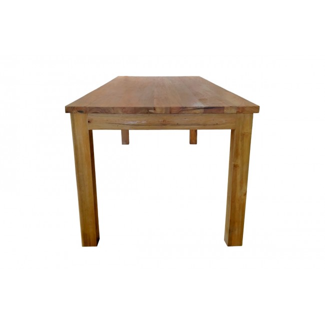Τραπέζι "WOOLY" από ξύλο σε φυσικό χρώμα 220x90x75
