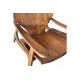 Πολυθρόνα "ΒRΑΖΙΝ" από ξύλο σε καρυδί χρώμα 72x71x77