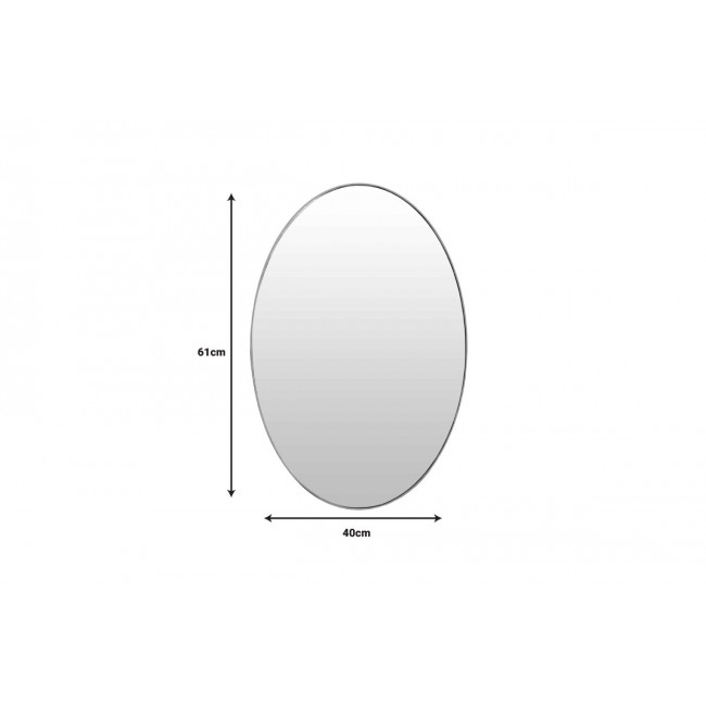 Καθρέπτης "EGGO" από pvc σε χρυσό χρώμα 61x40.6x0.9