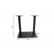 Βάση τραπεζιού "TABOLOSA" από μέταλλο σε μαύρο χρώμα 70x40x72