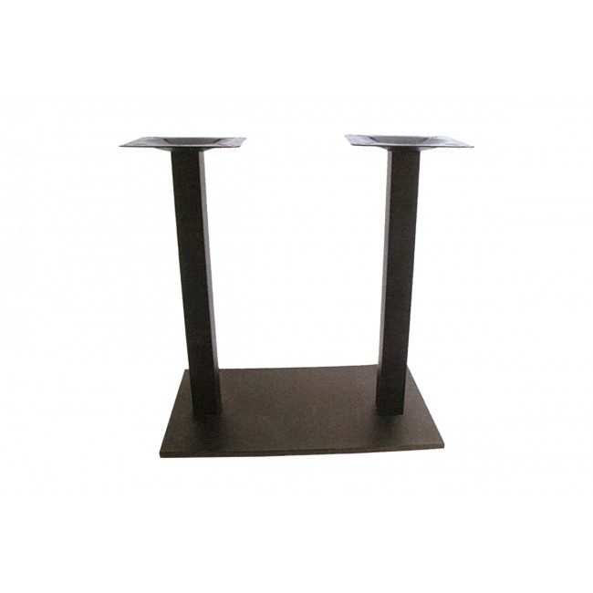 Βάση τραπεζιού "TABOLOSA" από μέταλλο σε μαύρο χρώμα 70x40x72