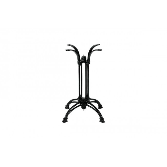 Βάση τραπεζιού "ASTU" από μέταλλο σε μαύρο χρώμα 42x42x72