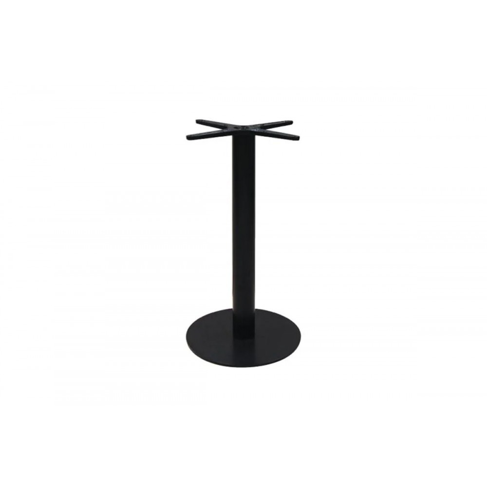 Βάση τραπεζιού "STADA" από μέταλλο σε μαύρο χρώμα 40x40x108