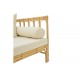 Καναπές "ALESSA" από rattan σε φυσικό χρώμα 200x100x76