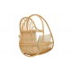 Κρεμαστή κούνια "JORG" από rattan σε φυσικό χρώμα 80x59x105