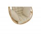 Κρεμαστή κούνια "JORG" από rattan σε φυσικό χρώμα 80x59x105