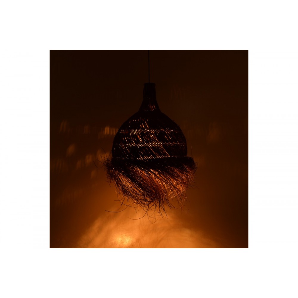 Φωτιστικό οροφής "CAZIN" από mendong σε φυσικό χρώμα Φ60x68