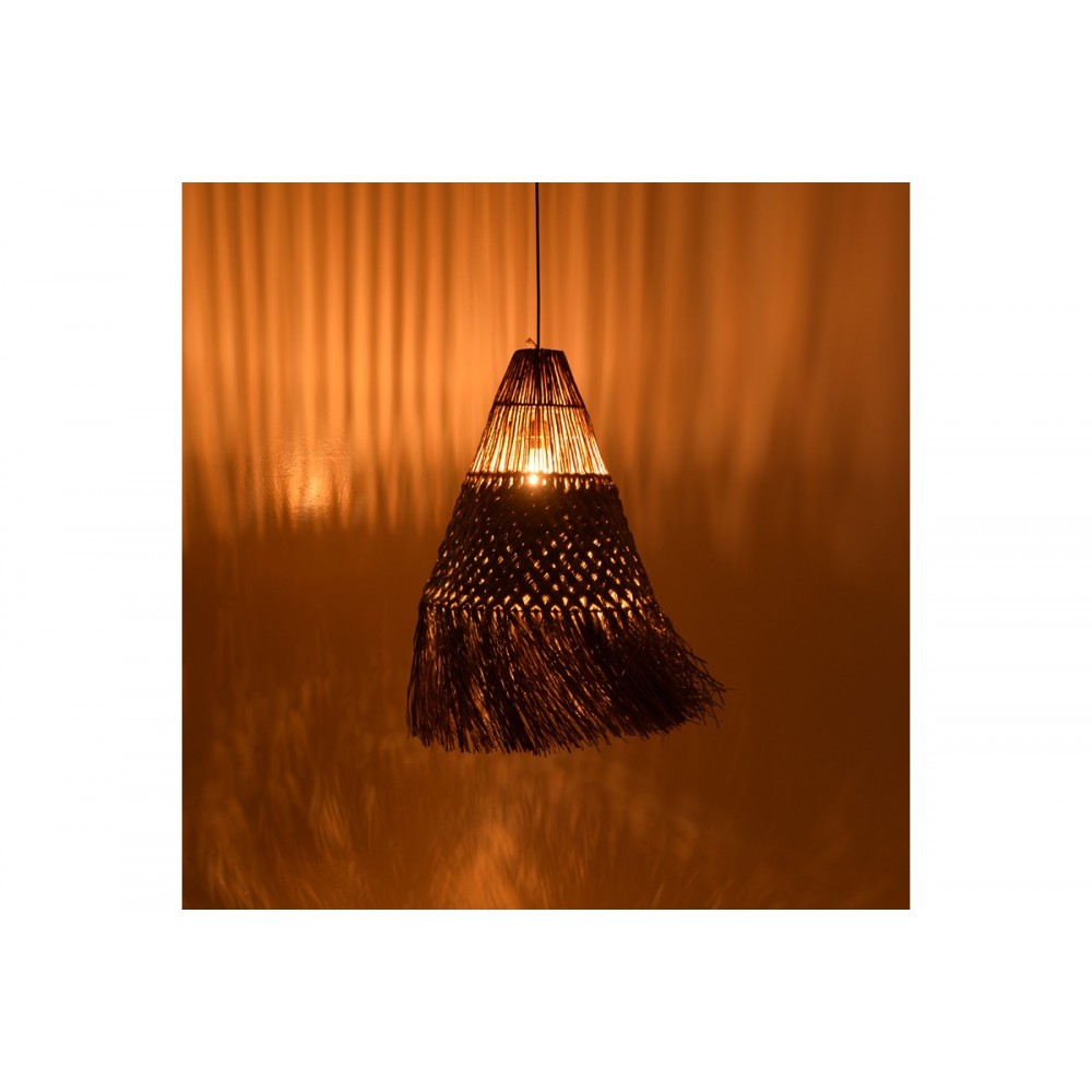 Φωτιστικό οροφής "VAJEM" από mendong σε φυσικό χρώμα 50x50x70