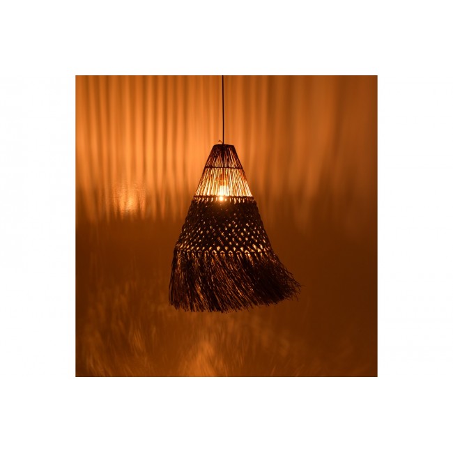 Φωτιστικό οροφής "VAJEM" από mendong σε φυσικό χρώμα 50x50x70