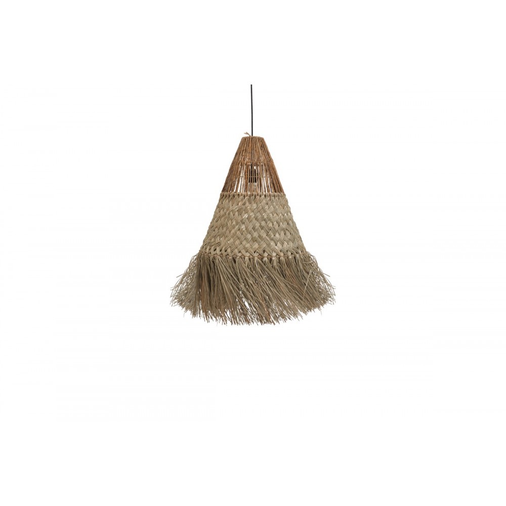 Φωτιστικό οροφής "VAJEM" από mendong σε φυσικό χρώμα 50x50x70