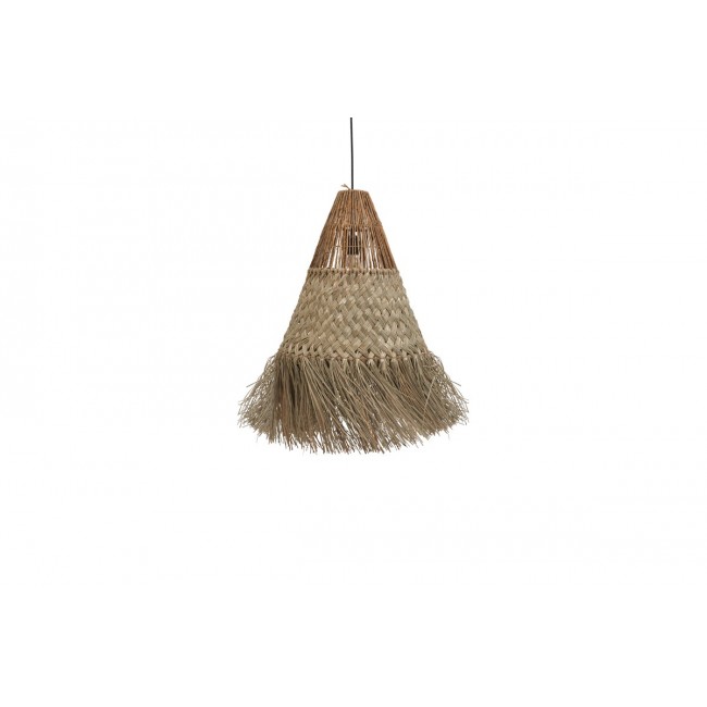 Φωτιστικό οροφής "VAJEM" από mendong σε φυσικό χρώμα 50x50x70