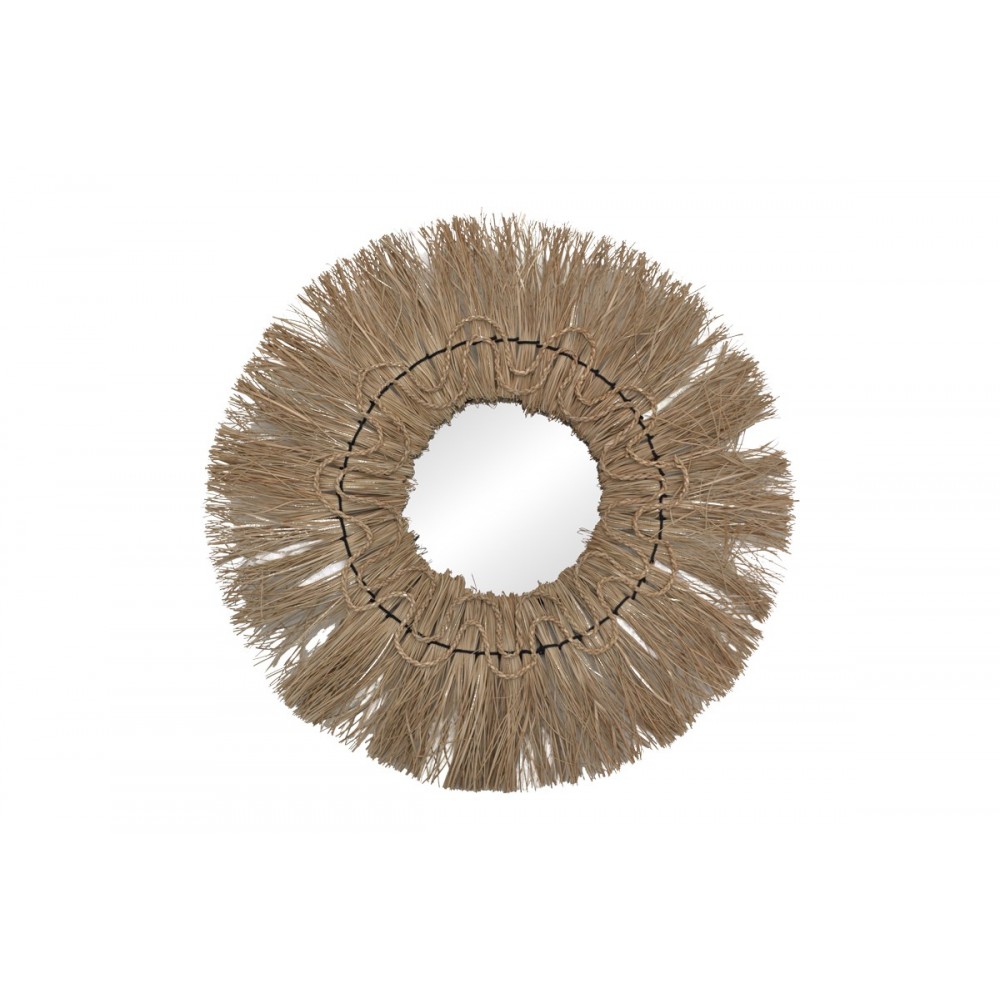 Καθρέπτης "APLER" από mendong σε φυσικό χρώμα Φ60x6