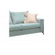 Καναπές τριθέσιος "VERONA" από ύφασμα σε μέντα χρώμα 225x93x100