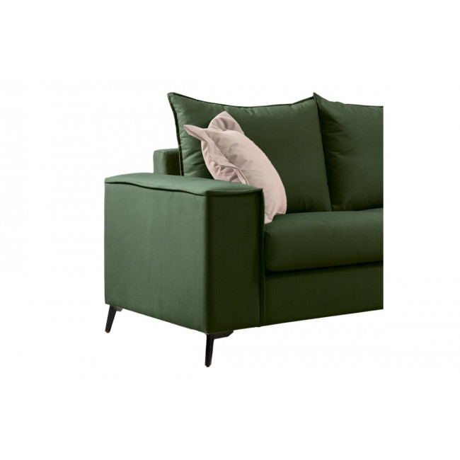 Καναπές διθέσιος "VERONA" από ύφασμα σε κυπαρισσί χρώμα 173x93x100