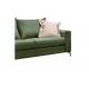 Καναπές τριθέσιος "VERONA" από ύφασμα σε κυπαρισσί χρώμα 225x93x100