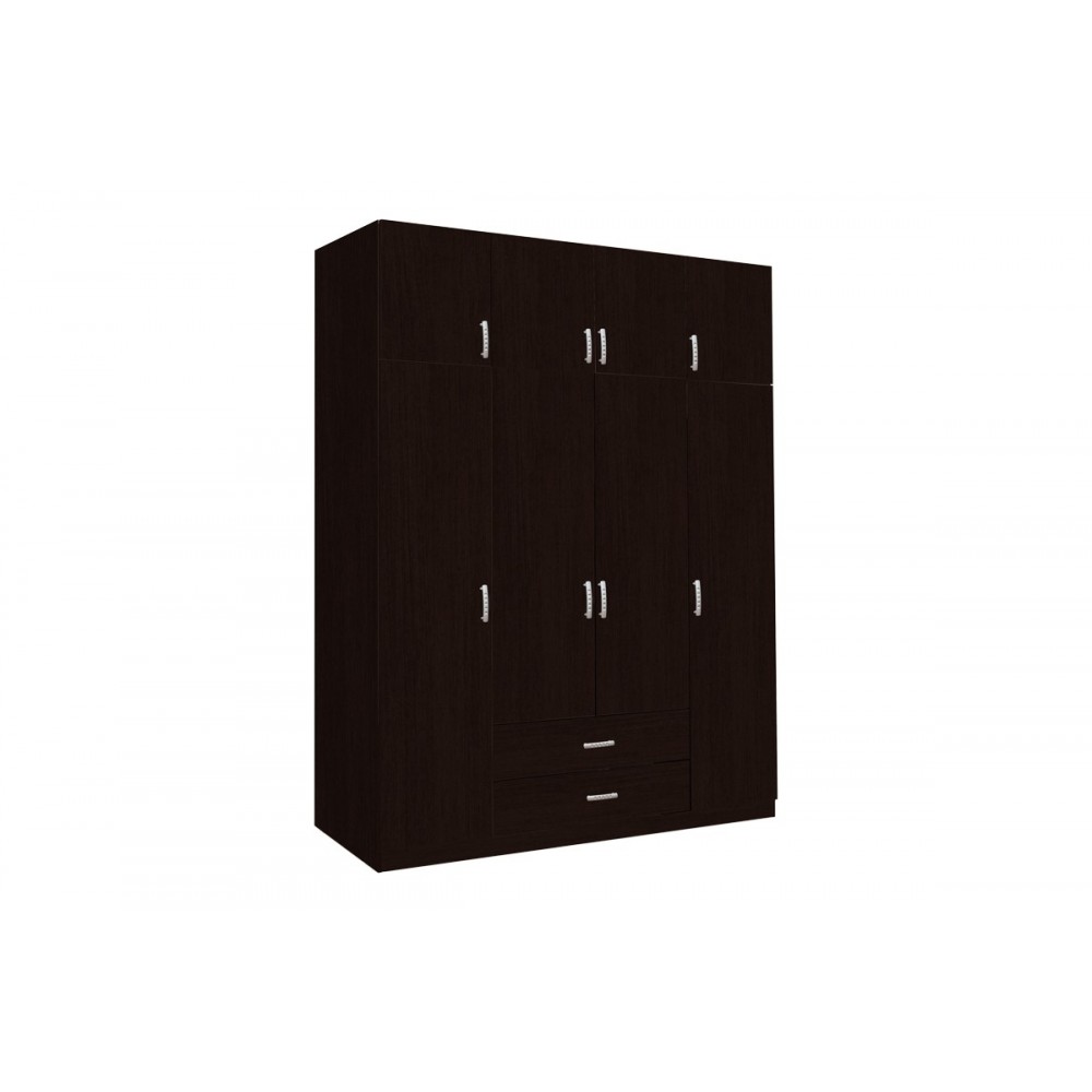 Ντουλάπα τετράφυλλη "ROYAL" σε χρώμα βέγγε 200x58x230