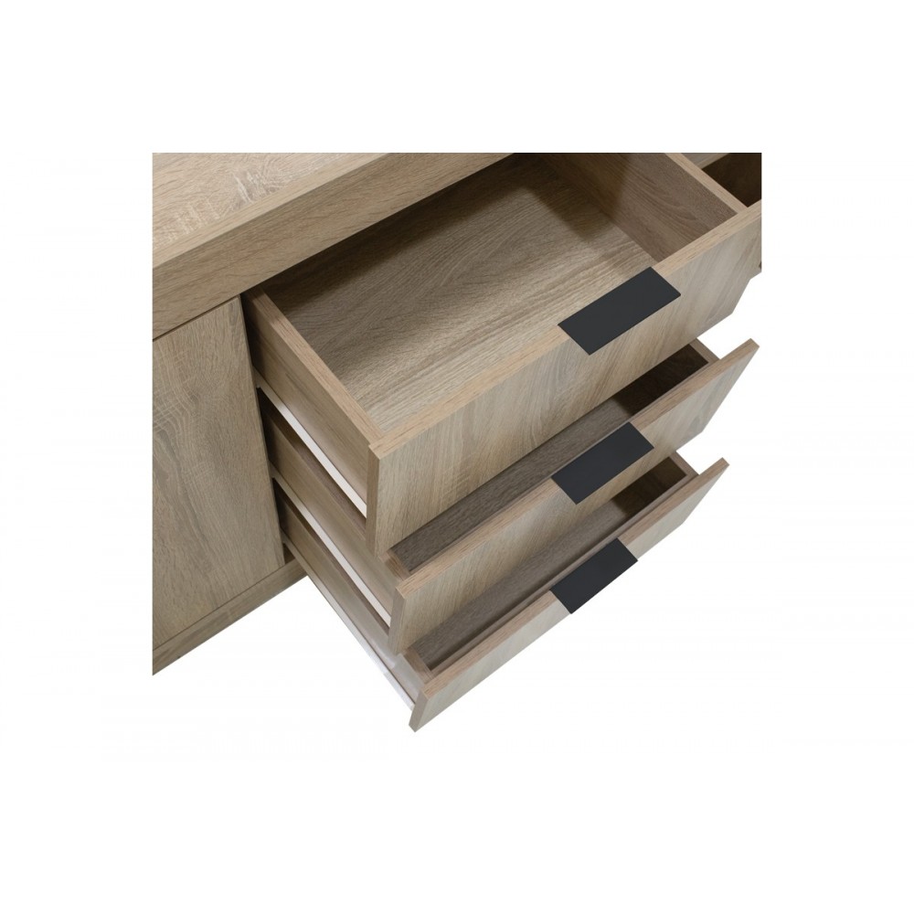 Μπουφές "DOHA" σε χρώμα σονόμα 180x45x80.5