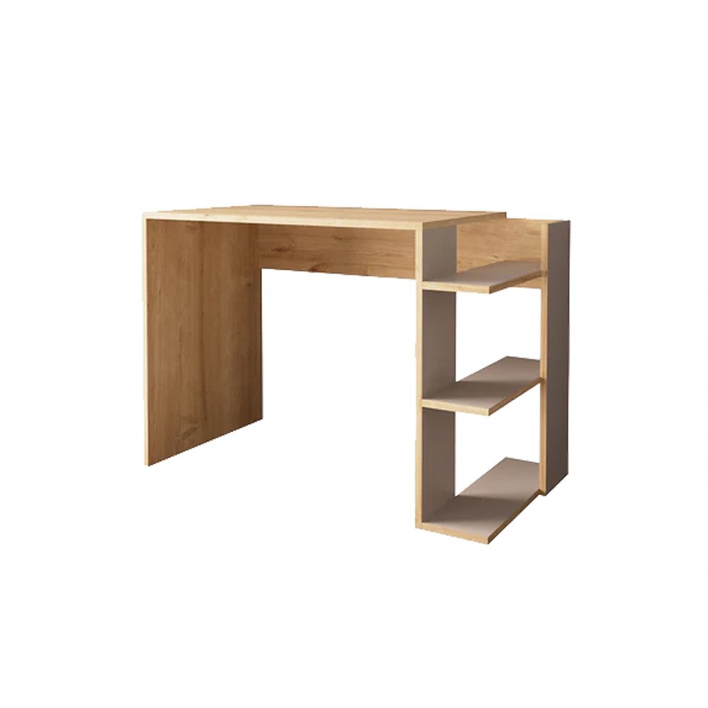 Γραφείο εργασίας "TOSKA" σε χρώμα oak/sandstone 114x56x76
