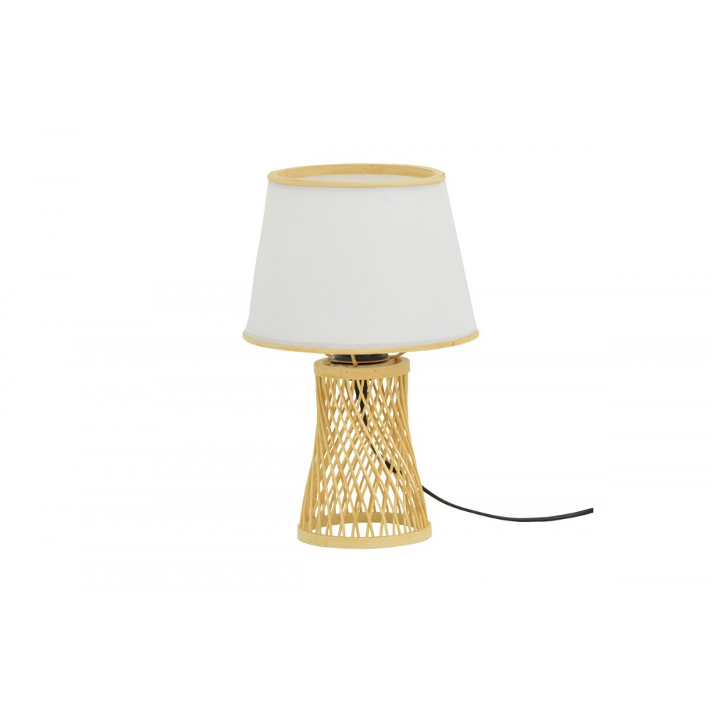 Επιτραπέζιο φωτιστικό "KALDRO" από μπαμπού σε χρώμα φυσικό Φ24x37