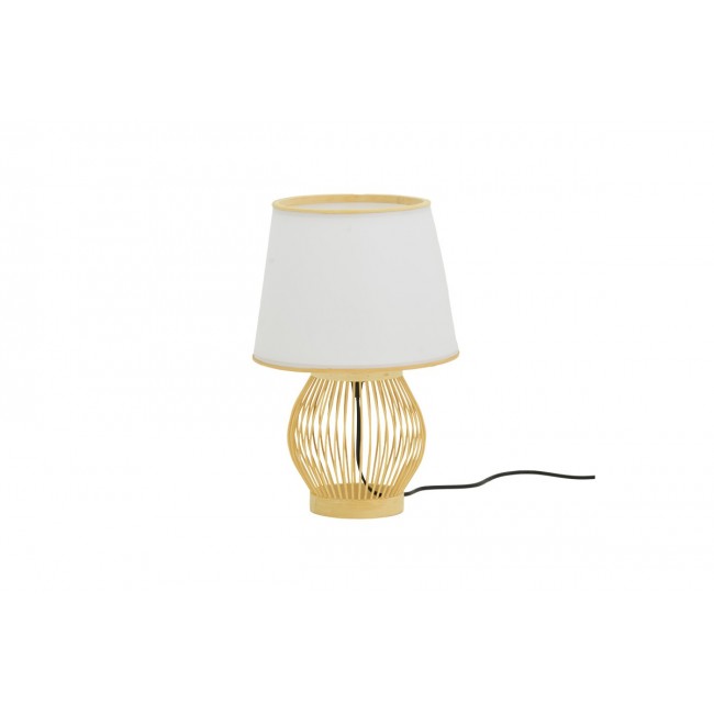 Επιτραπέζιο φωτιστικό "TABEL" από μπαμπού σε χρώμα φυσικό Φ26x39