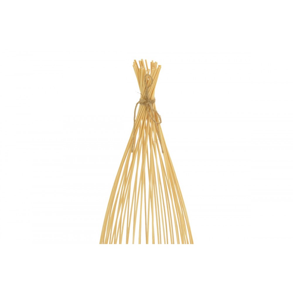 Φωτιστικό δαπέδου "FLORANCE" από μπαμπού σε χρώμα φυσικό Φ28x100