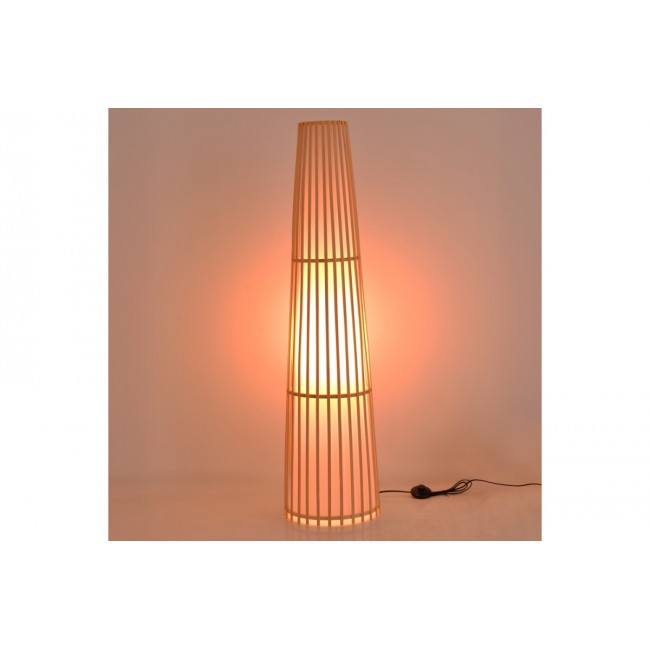 Φωτιστικό δαπέδου "NANTO" από μπαμπού σε χρώμα φυσικό Φ29x120