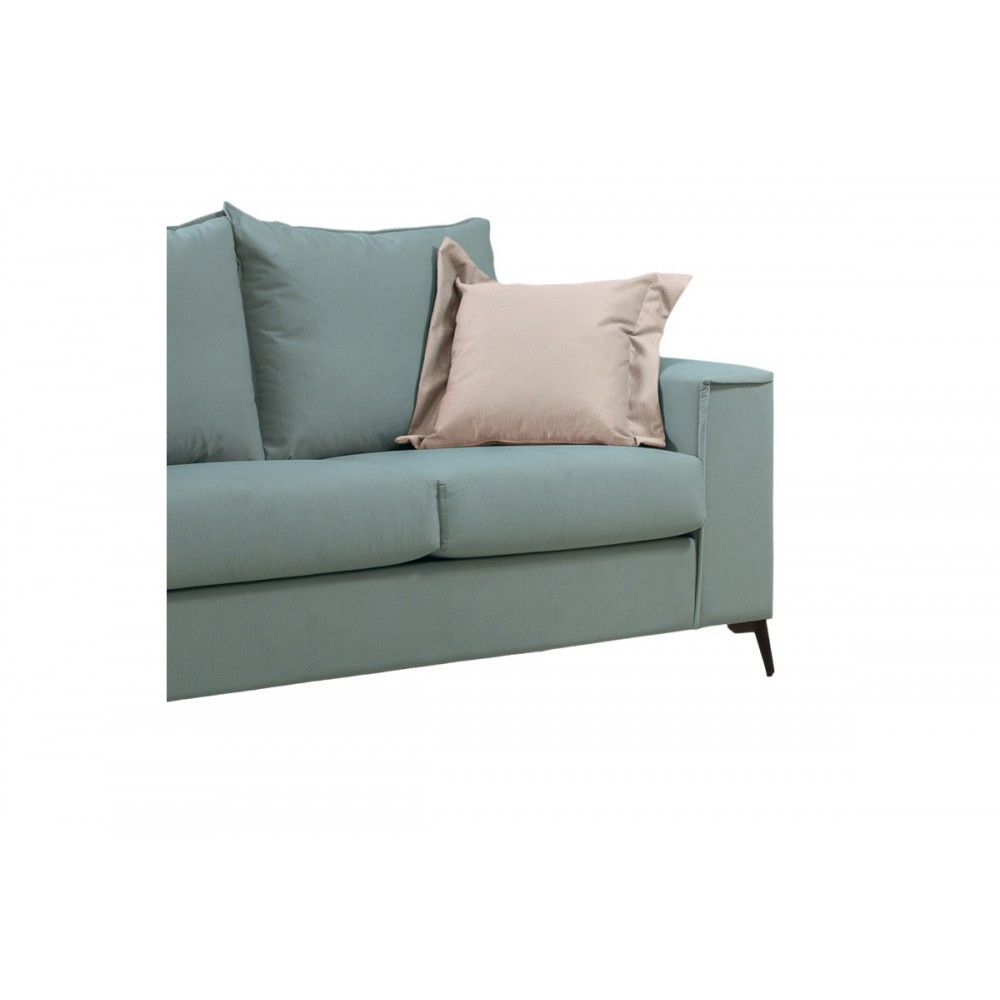 Σετ σαλονιού 2τμχ "VERONA" από ύφασμα σε χρώμα μέντα 225x93x100
